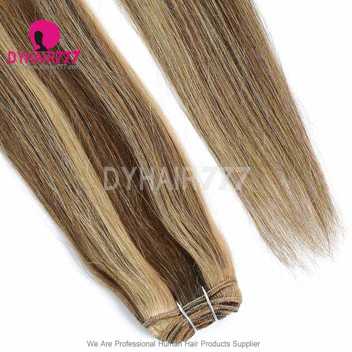 Color P4/27 Brazilian Straight Hair Human Hair ExtensionVirgin Human