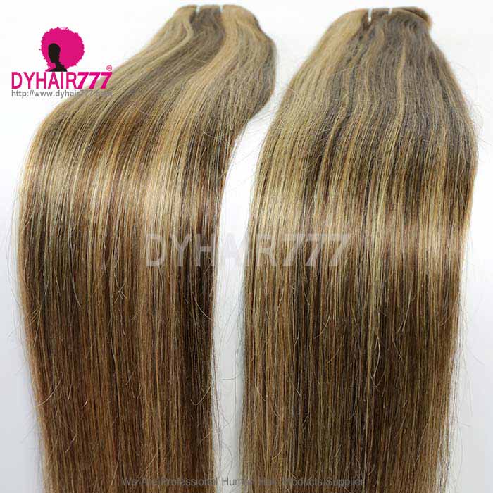 Color P4/27 Brazilian Straight Hair Human Hair ExtensionVirgin Human