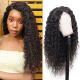 Stock Clearance Color 1B# 13*4 Lace Frontal Wigs Italian Curly 130% Density Top Quality Virgin Human Hair With Elastic Band 