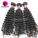 Royal Brazilian Virgin Deep Curly Hair Extensions Natural Color Human Hair Deep Curly Style