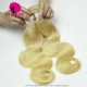 Best Match 4x4/5x5 Top Lace Closure With 3 or 4 Bundle #613 Blonde Body Wave 14A Royal Grade Virgin Human Hair Extensions