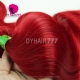 1 Bundle Fashion Red Color Remy Hair Extensions More Wave Rihanna Superstar Style
