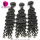 3 or 4pcs/lot Unprocessed 13A Standard Grade Peruvian Deep Wave Virgin Human Hair Extensions