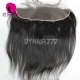 Transparent/Brown 13x4 Lace Frontal Human Virgin Hair Straight Hair Natural Color