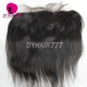 Transparent/Brown 13x4 Lace Frontal Human Virgin Hair Straight Hair Natural Color