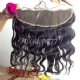 Transparent/Brown 13x4 Lace Frontal Human Virgin Hair Body Wave Natural Color