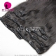 DY Hair Clip Ins Hair Extension 8pcs/120gram/ 1pack 100% Virgin Human Hair Extensions Natural Color 1B#