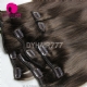 Royal Grade Color 2 Brown Clip In Hair Extensions Straight 100% Virgin Hair