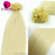 #613 Blonde Hair U tip Virgin Brazilian Straight Hair100g