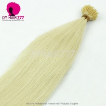 Blonde Hair Color#613 Brazilian Virgin Hair Stick I Tip Straight 100g