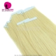 Color #613 Blonde Tape Ins Tape Hair 100% Virgin Human Hair 20pcs/50grams/pack 