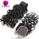 Best Match 4x4/5x5 Top Lace Closure With 3 or 4 Bundles Standard Virgin Brazilian Natural Wave Human Hair Extensions