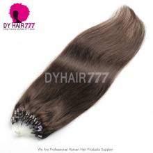 Micro Rings/Loops Brazilian Human Hair Extension Color 2# 100g