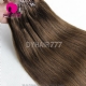 Micro Rings/Loops Brazilian Human Hair Extension Color 4# 100g/Bundle