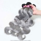 14A Royal Grade 3 or 4pcs/lot Ombre 1B/Gray Hair Silver Grey Ombre Human Hair Extension