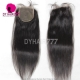 5x5 Lace Top Closure Straight Hair Natural Color Virgin Human Hair