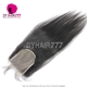 5x5 Lace Top Closure Straight Hair Natural Color Virgin Human Hair