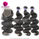 Best Match Royal 3 or 4 Bundles Cambodian Virgin Hair Body Wave With 4x4/5x5 Top Lace Closure Hair Extensions