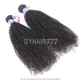 Peruvian Kinky Curly 3 or 4 Bundles 14A Royal Grade Virgin Human Hair Extension
