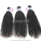 Peruvian Kinky Curly 3 or 4 Bundles 14A Royal Grade Virgin Human Hair Extension