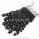 Lace Top Closure (4*4) Spiral Curly Wave Human Virgin Hair Freestyle Free Part Middle Part Two Part Three Part
