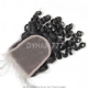 Lace Top Closure (4*4) Spiral Curly Wave Human Virgin Hair Freestyle Free Part Middle Part Two Part Three Part