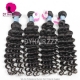 Best Match Royal 3 or 4 Bundles Peruvian Virgin Hair Deep Wave With 4x4/5x5 Top Lace Closure Hair Extensions