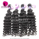 Best Match 4*4 Silk Base Closure With 4 or 3 Bundles Royal Virgin Remy Hair Cambodian deep wave Hair Extensions