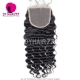 5x5 Lace Top Closure Deep Wave Natural Color Virgin Human Hair