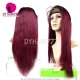 130% Density Lace Front Wig Color 1B/99J Ombre Straight Hair Virgin Human Lace Wig