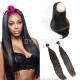 14A Royal Grade 2 or 3 Bundles Virgin European Straight Hair With 360 Lace Frontal Hair Extensions