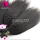 1 Bundle 14A Royal Grade European Kinky Straight Virgin Human Hair Extension