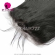 Ear to Ear 13*6 Lace Frontal Closure Curved Lace Straight Human Virgin Hair Natural Color