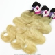 14A Royal Grade 1 Bundle Ombre1B/613 Cambodain Body Wave Virgin Hair Extensions 