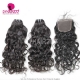 Best Match 4x4/5x5 Top Lace Closure With 3 or 4 Bundles Brazilian Natural Wave Royal Virgin Human Hair Extensions
