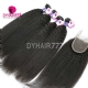 Best Match 14A Royal Grade 3 or 4 Bundles Virgin Hair Cambodian Kinky Straight With 4x4/5x5 Top Lace Closure Hair Extensions