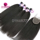 Best Match Royal 3 or 4 Bundles Cambodian Virgin Hair Kinky Straight With 4x4/5x5 Top Lace Closure Hair Extensions