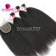 Best Match Royal 3 or 4 Bundles Burmese Virgin Hair Kinky Straight With 4x4/5x5 Top Lace Closure Hair Extensions