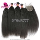 Best Match Royal 3 or 4 Bundles Burmese Virgin Hair Kinky Straight With 4x4/5x5 Top Lace Closure Hair Extensions