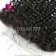 Transparent 13x6 Lace Frontal Curved Lace Deep Curly Human Virgin Hair Natural Color
