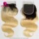 Lace Top Closure (4*4) Body Wave 1B/613 Human Virgin Hair 