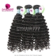 3 or 4pcs/lot Peruvian Standard Deep Curly Virgin Hair Extensions 100% Unprocessed Human Hair