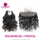 13x4/13x6 Lace Frontal With 3 or 4 Bundles 13A Standard Grade Virgin Malaysian Natural Wave Human Hair Extensions