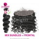 13x4/13x6 Lace Frontal With 3 or 4 Bundles Standard Virgin Malaysian Loose Wave Human Hair Extensions