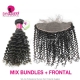 13x4/13x6 Lace Frontal With 3 or 4 Bundles 13A Standard Grade Virgin Malaysian Deep Curly Human Hair Extensions