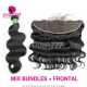 13x4/13x6 Lace Frontal With 3 or 4 Bundles Brazilian Body Wave Standard Virgin Hair Human Hair Extenions