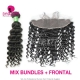 13x4/13x6 Lace Frontal With 3 or 4 Bundles Standard Virgin Brazilian Deep Wave Human Hair Extensions