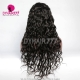 130% Density 1B# Top Quality Virgin Human Hair Natural Wave Full Lace Wigs Natural Color