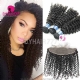 13x4/13x6 Lace Frontal With 3 or 4 Bundles 14A Royal Grade Virgin Peruvian Deep Curly Human Hair Extensions