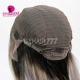 150% Density Bob Lace Front Wig Ombre Color 1B/Grey Straight Virgin Human Lace Wig